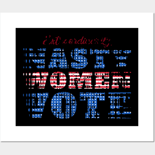 Nasty Women Vote Wall Art by okpinsArtDesign